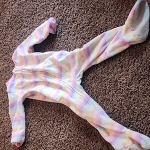 Child of Mine Pastel Striped Footie